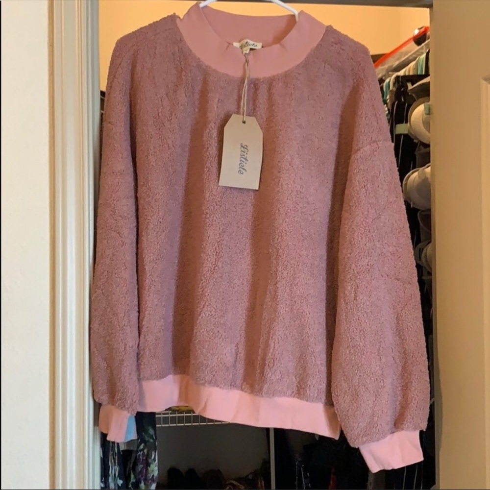 NWT Sherpa Pullover